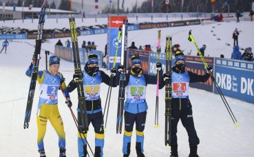 Отборът на Швеция спечели щафетата на 4 по 7 5 км