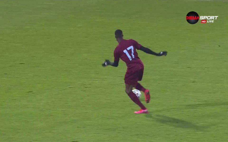 Салиф Сисе се разписа в края срещу Лудогорец, слагайки край