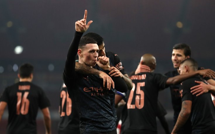 Сити разказа играта на Арсенал за Карабао къп