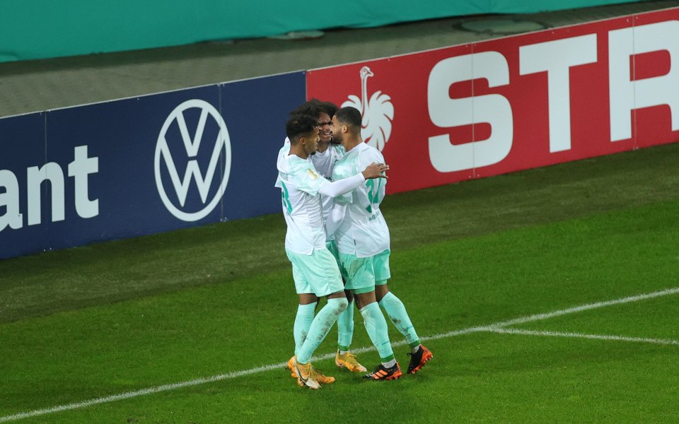 Отборът на Вердер Бремен се класира за 1/16-финалите за Купата