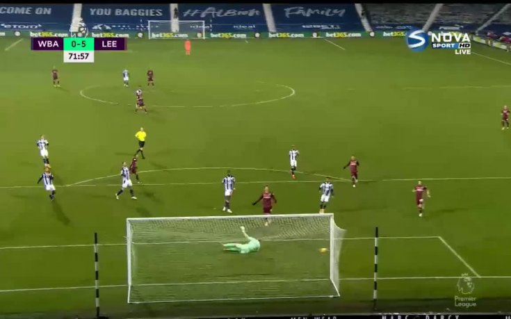 Уест Бромич Албиън - Лийдс Юнайтед 0:5 /репортаж/