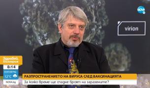 <p>Проф. Витанов с прогноза кога ще спадне броят на заразените</p>