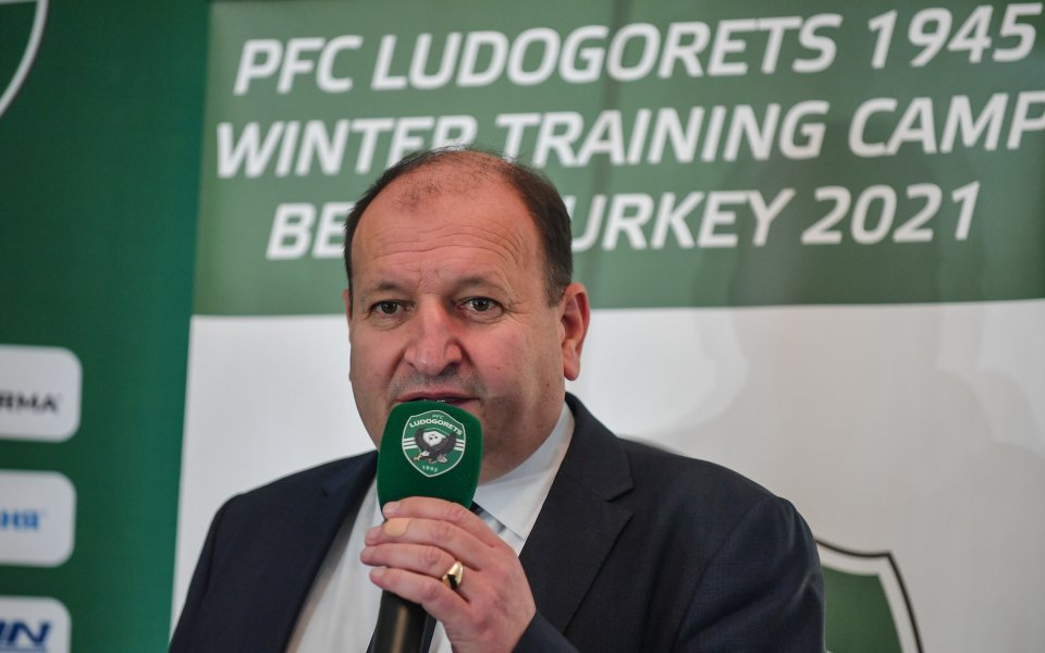 Спортният директор на Лудогорец - Георги Караманджуков, призна, че половината