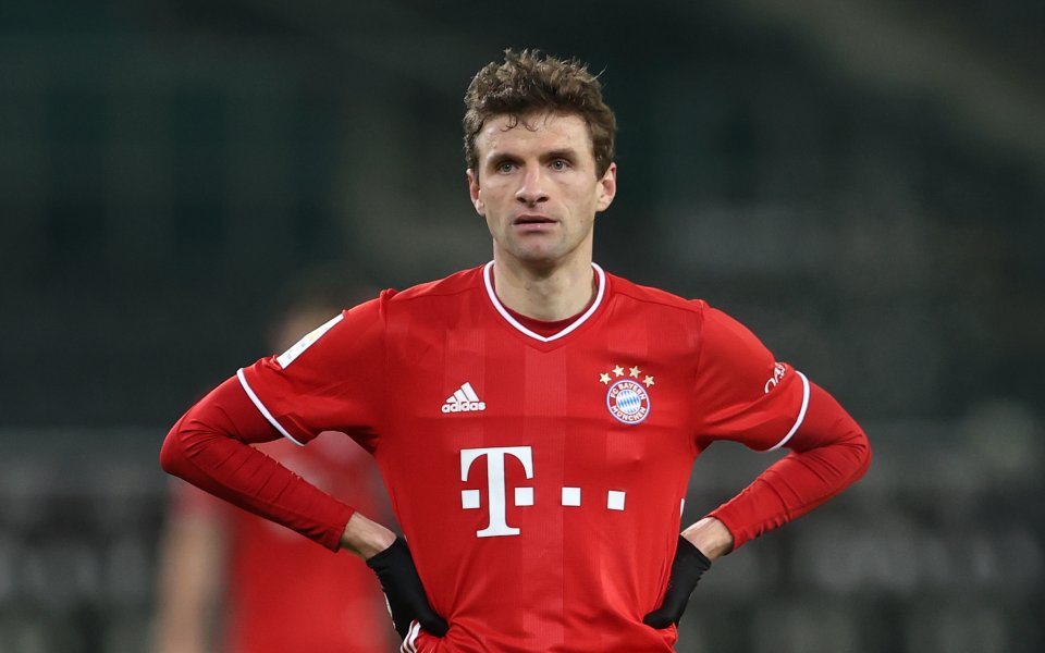 Нападателят на Байерн Мюнхен Томас Мюлер няма да играе за