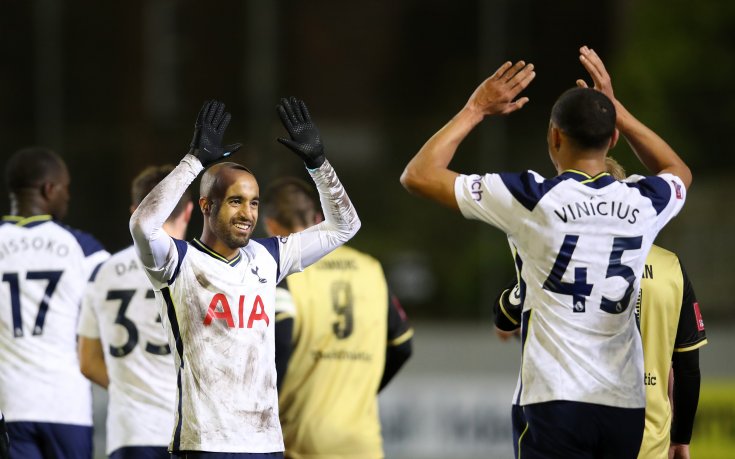 Три гола на Винисиус, а Тотнъм изхвърли осмодивизионния Марийн