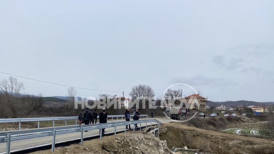 Възстановиха моста над река Блатска край Хаджидимово