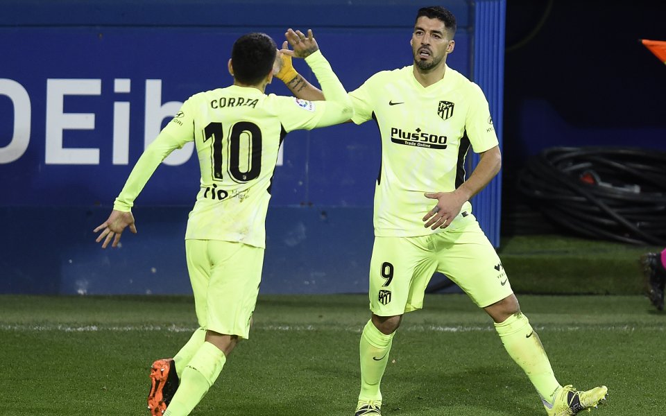 Атлетико Мадрид записа инфарктна победа при гостуването си на Ейбар