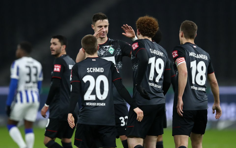 Вердер Бремен спечели категорично гостуването си на Херта в Берлин