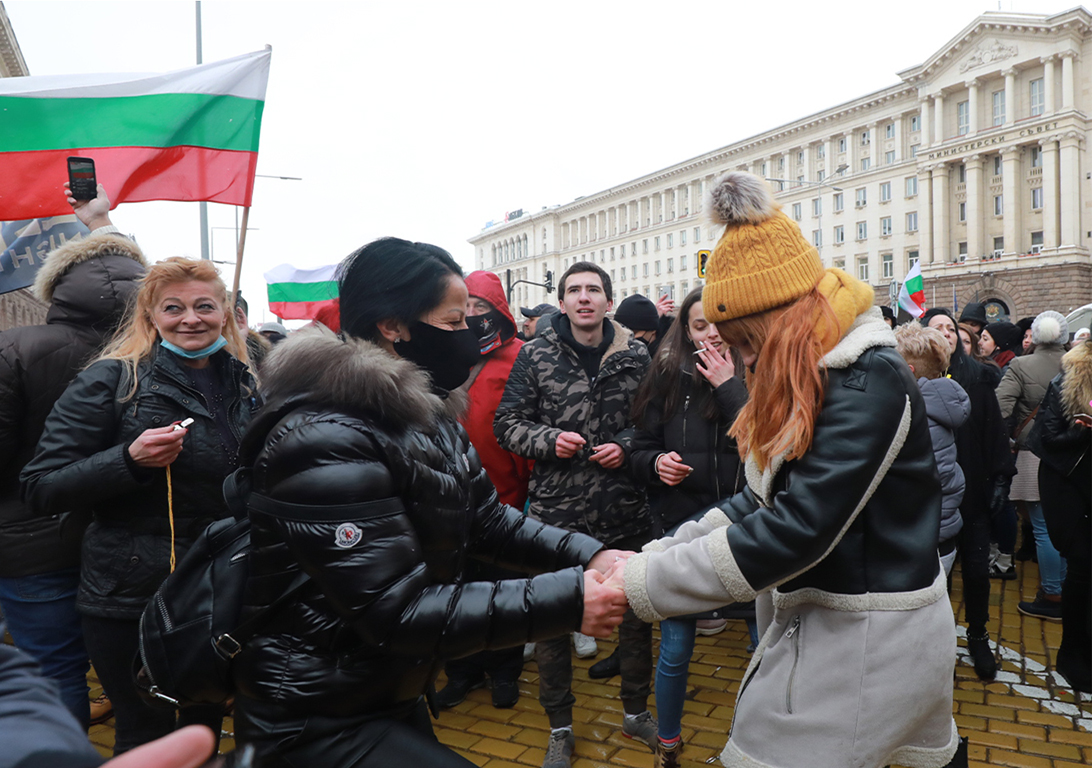 <p>Ресторантьорите излязоха на масов протест в София</p>