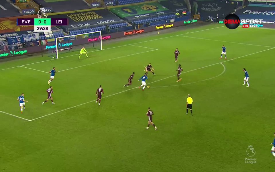 Евертън и Лестър завършиха при резултат 1:1 в двубой от