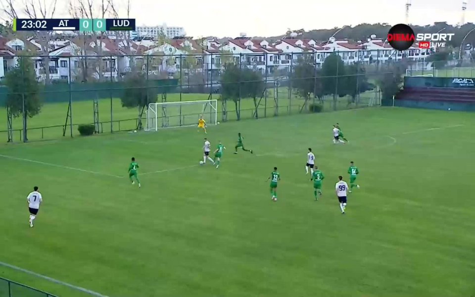 Лудогорец - Акрон Толиати 0:1 /първо полувреме/ function showNative(obj) {