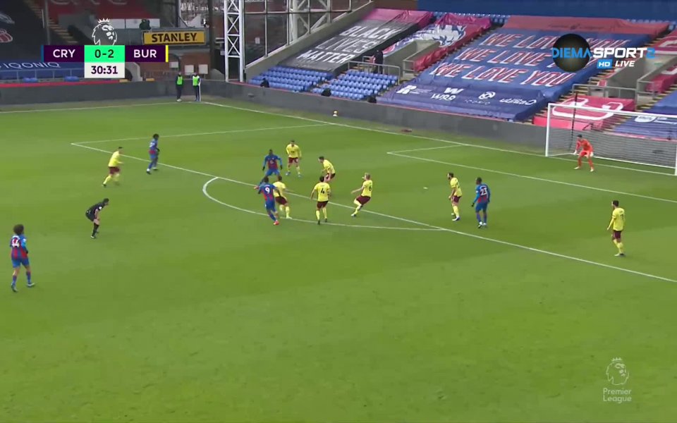 Кристъл Палас - Бърнли 0:2 /първо полувреме/ function showNative(obj) {