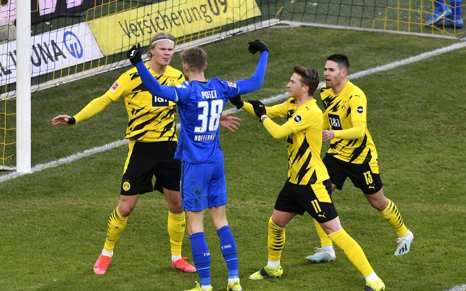 Отборите на Борусия Дортмунд и Хофенхайм не успяха да се