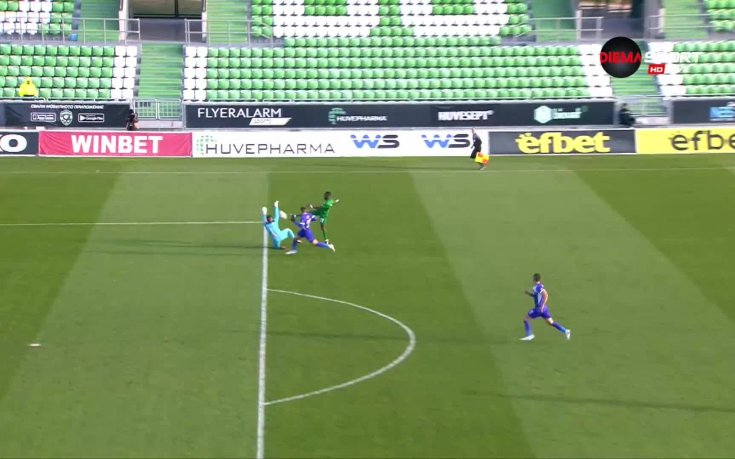 Глупава проява на вратаря на Етър остави тима с 10 души