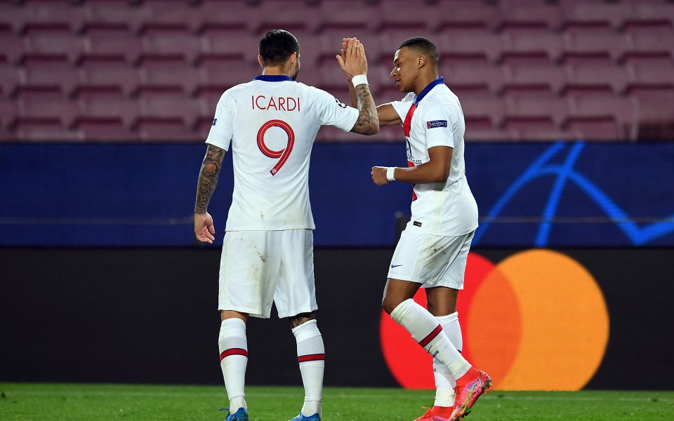 Отборите на Барселона и Пари Сен Жермен играят при резултат