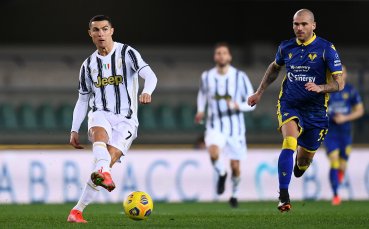 Верона и Ювентус играят при резултат 1 1 в мач от 24 ия