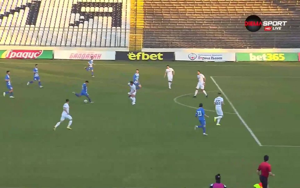 Славия - Монтана 0:1 /първо полувреме/ function showNative(obj) { setTimeout(function