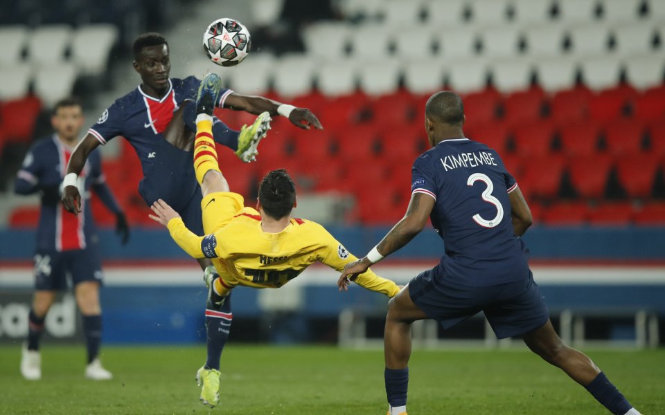 ПСЖ и Барселона играят при резултат 1:1 в мач реванш