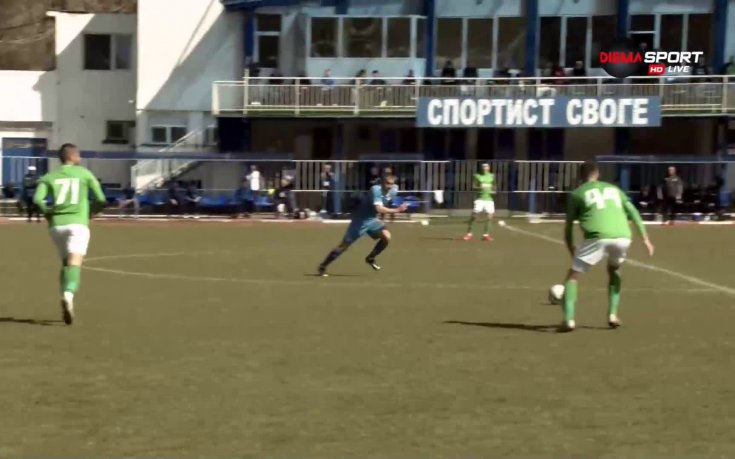Спортист Своге - Пирин 0:1/първо полувреме/