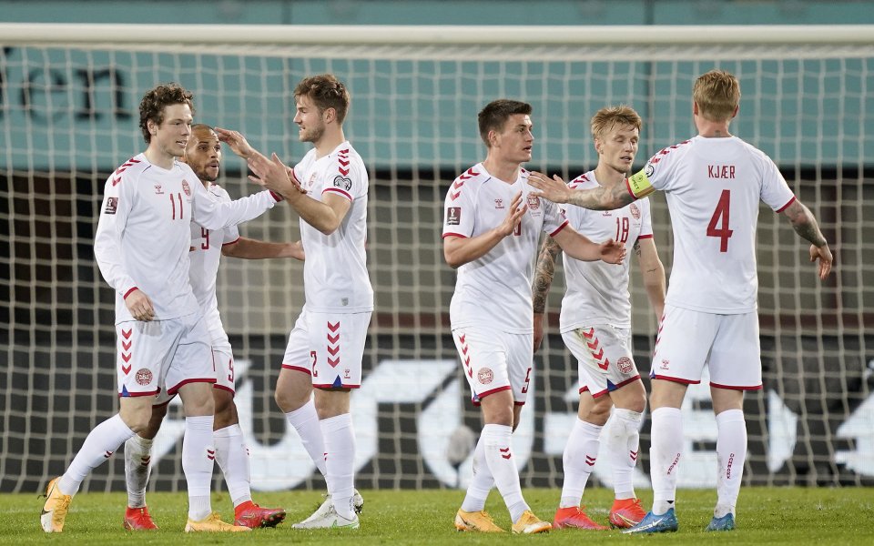 Дания разгроми с 4:0 като гост прекия си конкурент Австрия