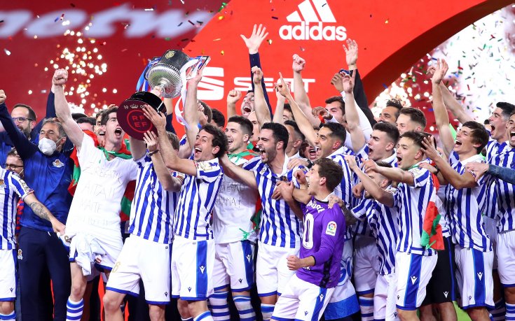 Реал Сосиедад грабна Купата на краля за 2020 г.