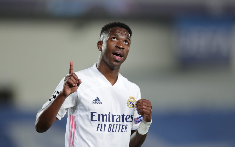 Крилото на Реал Мадрид Винисиус Жуниор бе изключително доволен от