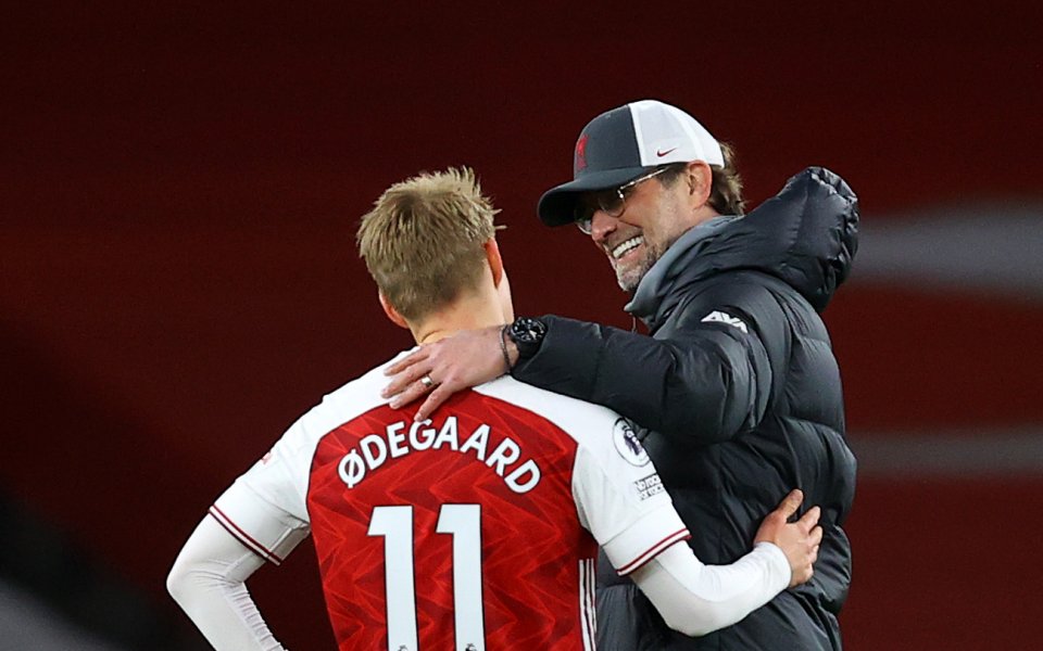 Полузащитникът Мартин Йодегаард има желание да премине в отбора на