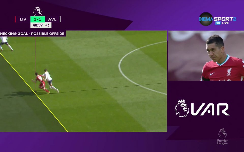 В добавеното време на първата част "мърсисайдци" отвърнаха на удара,