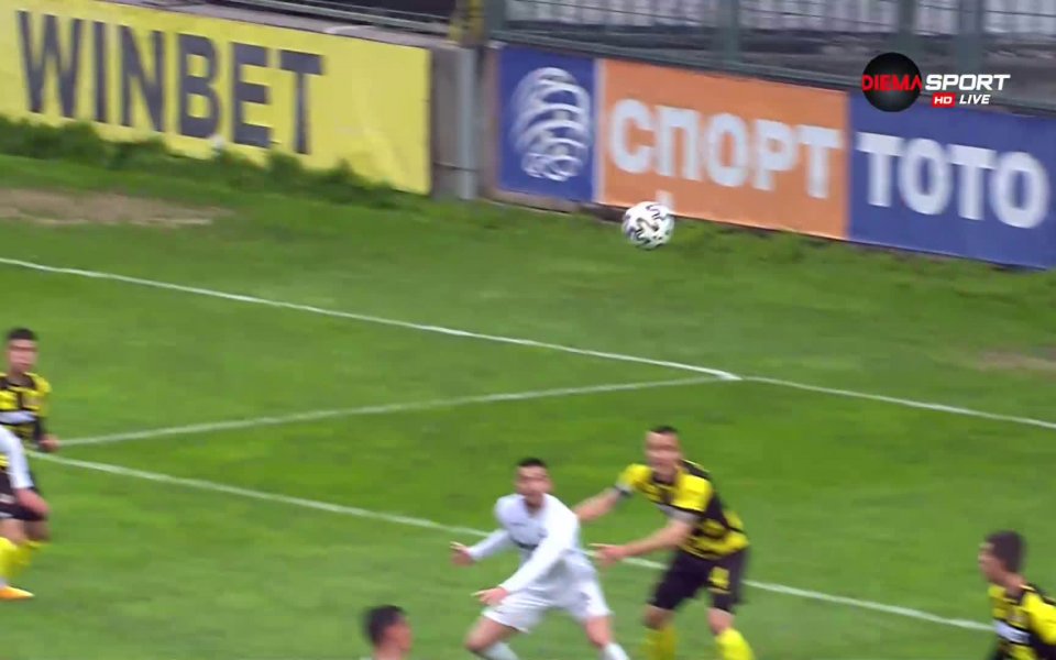 Ивайло Димитров вкара за 1:0 срещу Ботев в Пловдив в