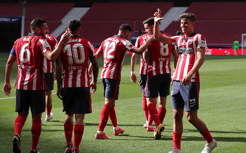 Отборът на Атлетико Мадрид посреща Уеска в двубой от 31-ия