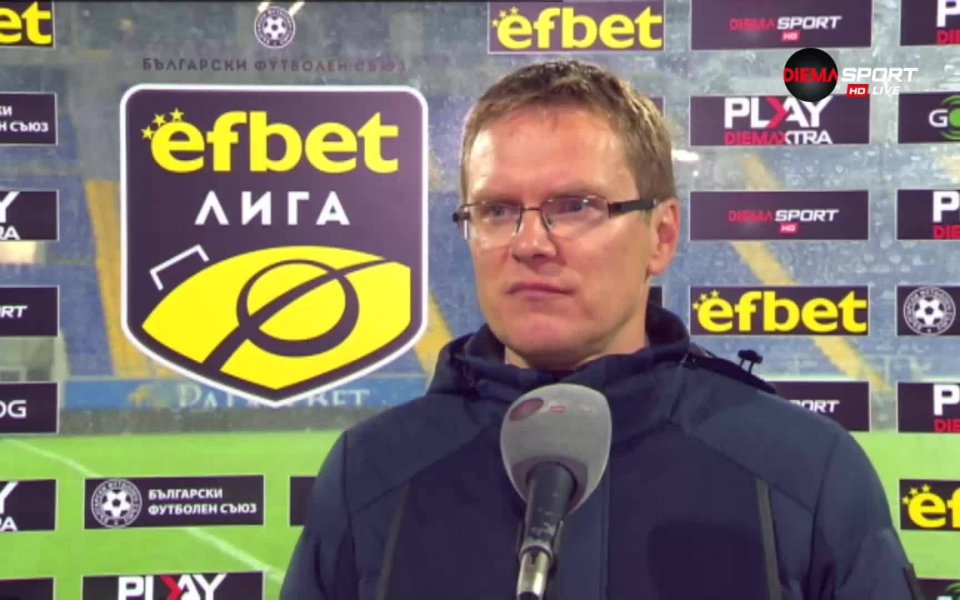 Наставникът на Лудогорец Валдас Дамбраускас сподели след категоричната победа над