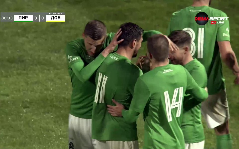 В 81-та минута разгромът беше подпечатан, след като Станислав Манолев