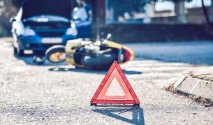 Тежка катастрофа в Лясковец, загина мотоциклетист