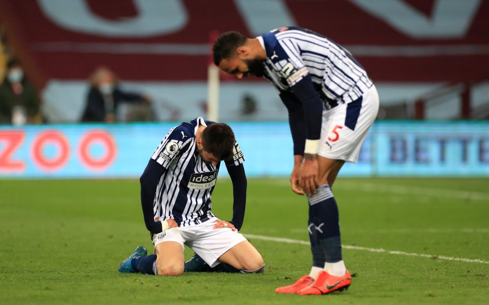 Надеждите за оцеляване в английския елит на Уест Бромич Албиън