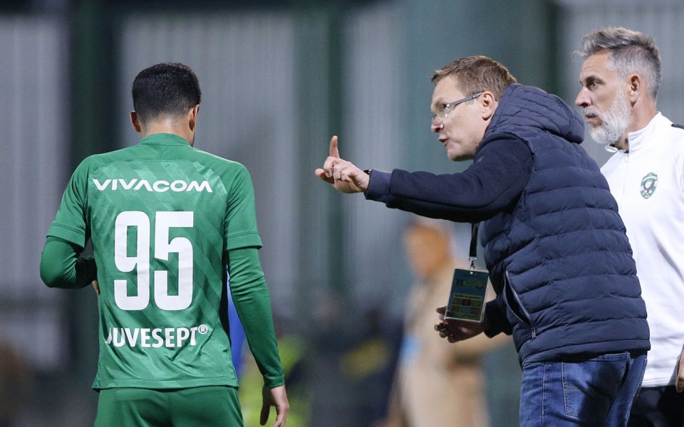 Наставникът на Лудогорец Валдас Дамбраускас говори след победата с 2:0