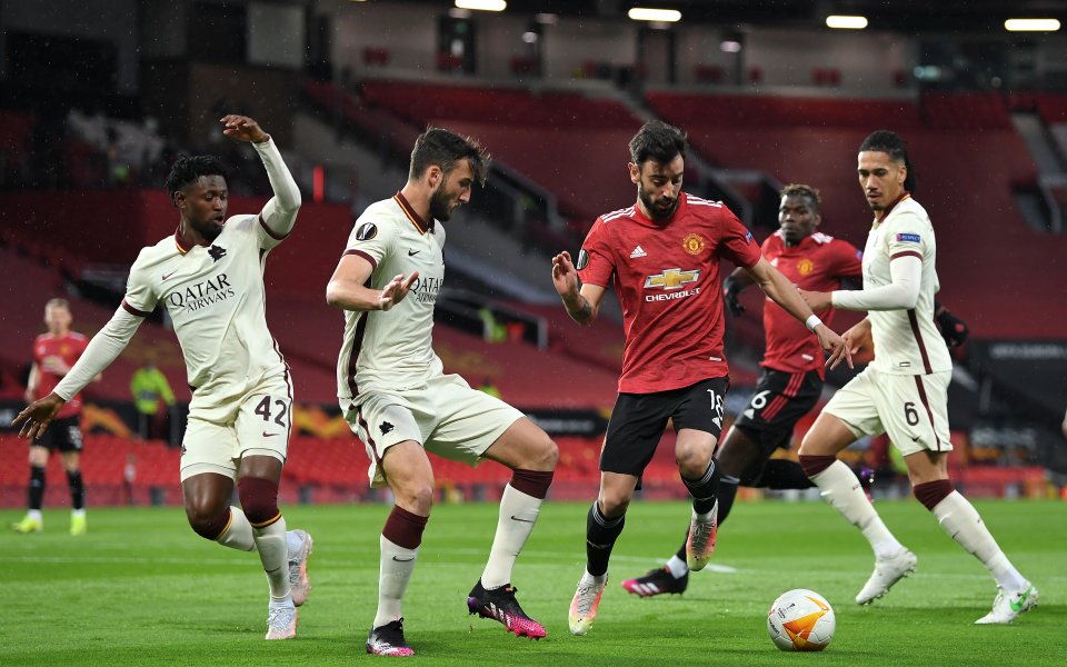 Рома приема Манчестър Юнайтед в реванш от 1/2-финалите на Лига