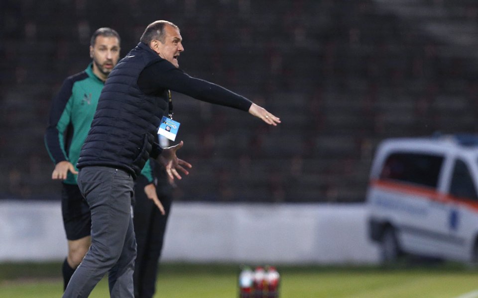 Наставникът на Славия, Златомир Загорчич, остана доволен от успеха с