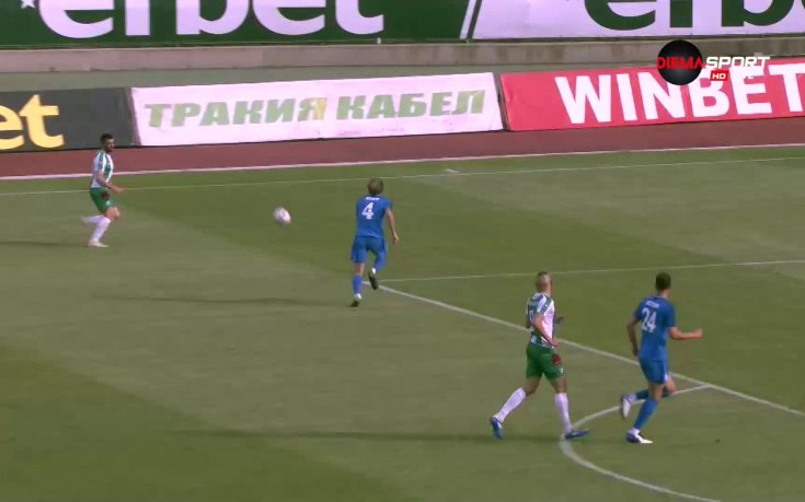 Берое - Арда 0:1 /първо полувреме/