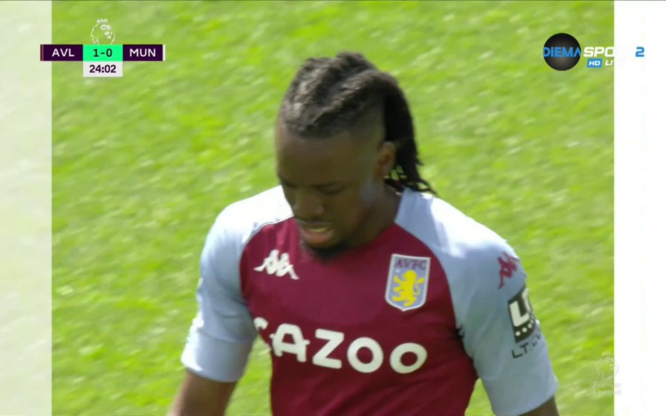 В 24-ата минута Траоре получи топката на границата на наказателното