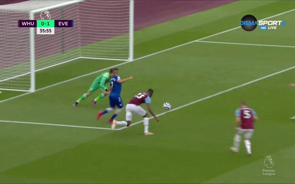 Вижте най-интересните моменти от успеха на Евертън над Уест Хем