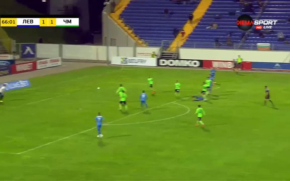 Левски - Черно море 2:1 /репортаж/