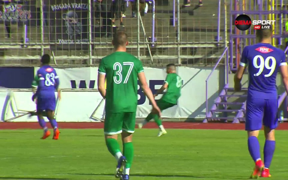 Етър - Ботев Вр 1:0 /първо полувреме/