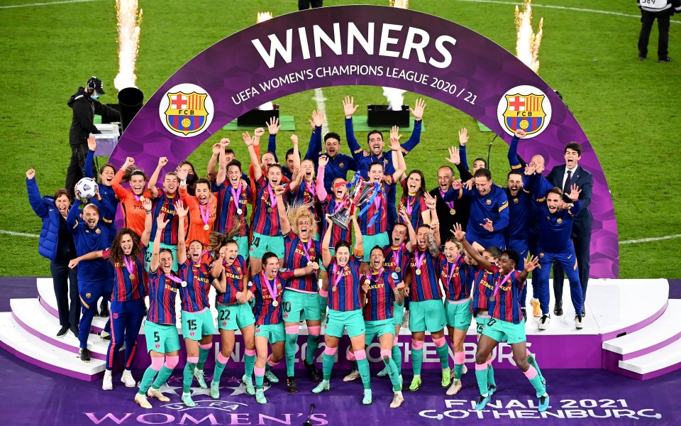 Барселона за първи път в историята си триумфира в женската Шампионска лига