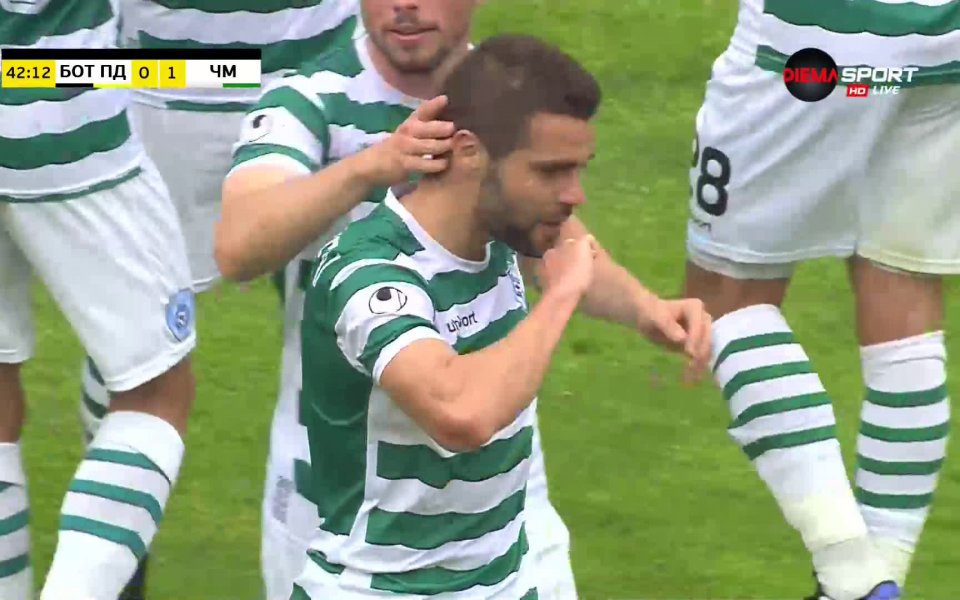 Ботев Пловдив - Черно море 0:1 /първо полувреме/