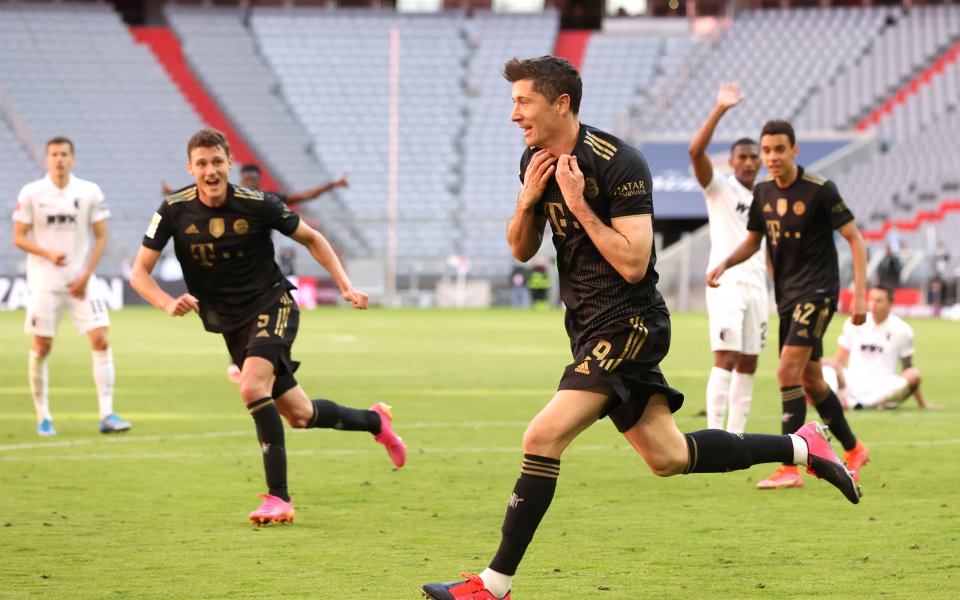 Новият-стар германски шампион Байерн Мюнхен постигна победа с 5:2 в