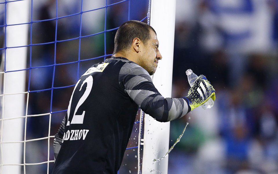 Вратарят на Арда Иван Караджов не скри радостта си след