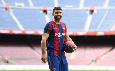 Новото попълнение на Барселона Серхио Агуеро най вероятно ще дебютира