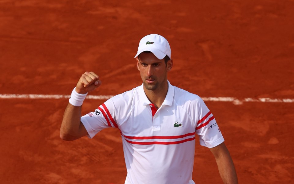 Водачът в световната ранглиста по тенис Новак Джокович постигна победа