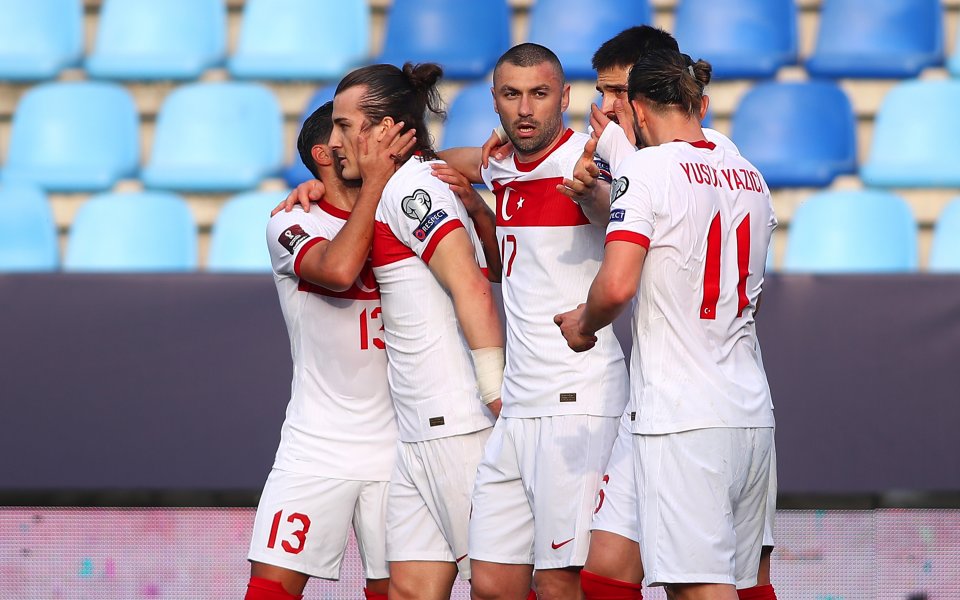 Националният отбор на Турция постигна победа с 2:0 над Молдова