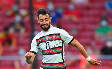 Една от големите звезди на Португалия Бруно Фернандеш даде